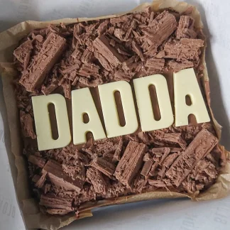 Fathers Day Brownie Square